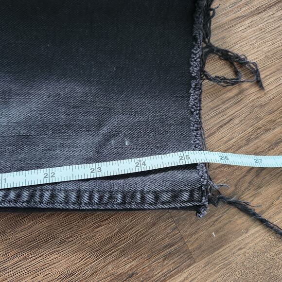 Desigual Jeans Black 38/M Embroidered Denim Grunge - Picture 8 of 8